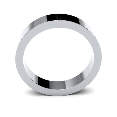9ct 4mm flat profile classic wedding ring