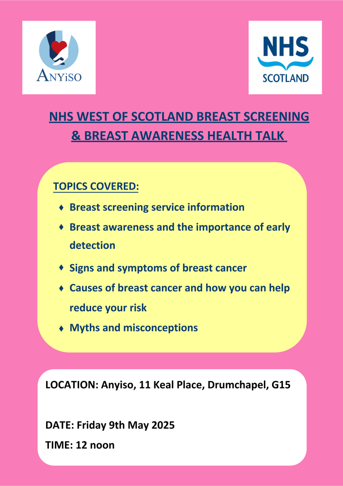 Breast Screening & Breast Awareness Health Talk
