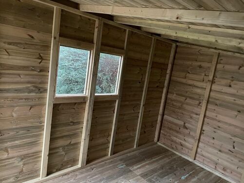 #P064 12x8 Pent Shed