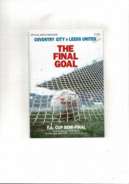 Football Programmes being listed today