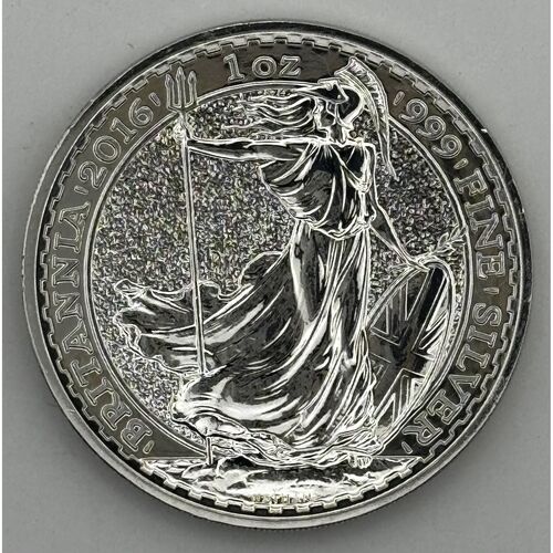 2016 one ounce silver Britannia