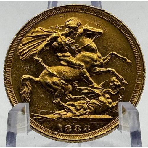 1888 full gold sovereign