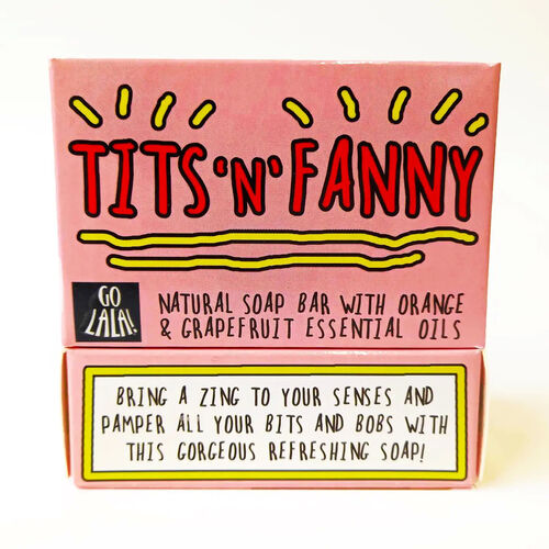 Tits 'n' Fanny Soap Orange & Grapefruit Funny Gift