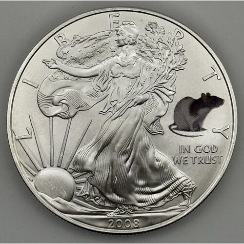 2008 silver one ounce Liberty dollar