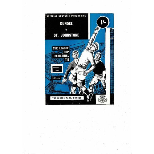 Scottish League Cup Semi Final Football Programmes