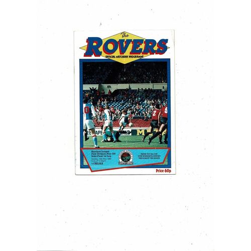 Blackburn Rovers v Chelsea Play Off Football Programme 1987/88