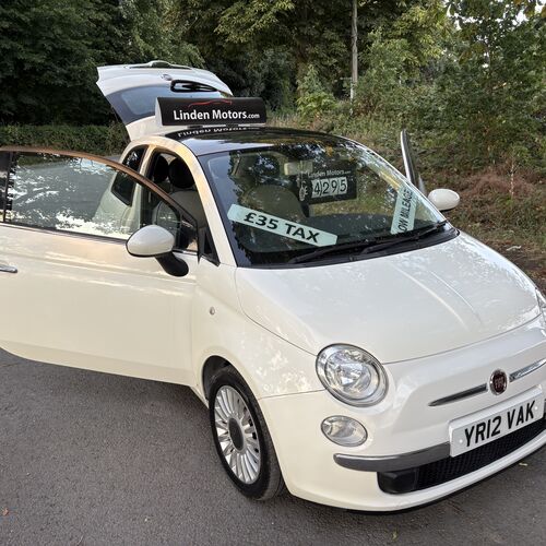 2012 (12) FIAT 500 LOUNGE 1.2 3 DOOR
