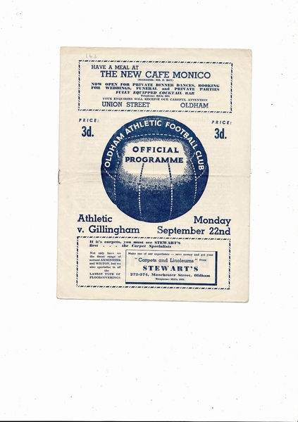 Many more Football Programmes listed today