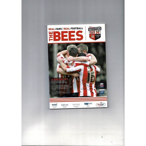Brentford v Exeter City Johnstones Paint Trophy Southern Area Final