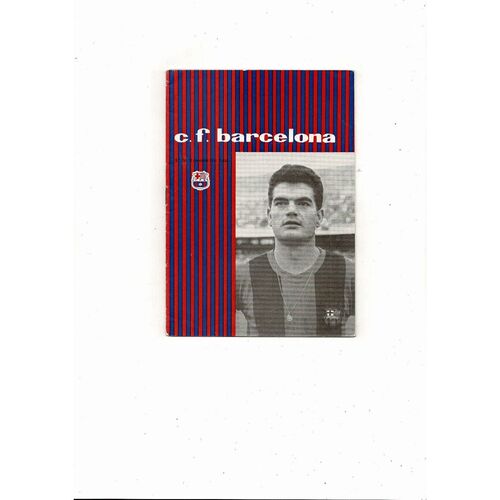 1959/60 Barcelona v Real Sociedad La Liga Football Programme