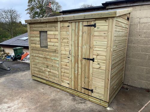 #P081 10x5 Pent Shed