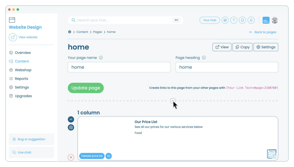 How to add Q&amp;amp;As to a website page | Webfactory Support | Webfactory