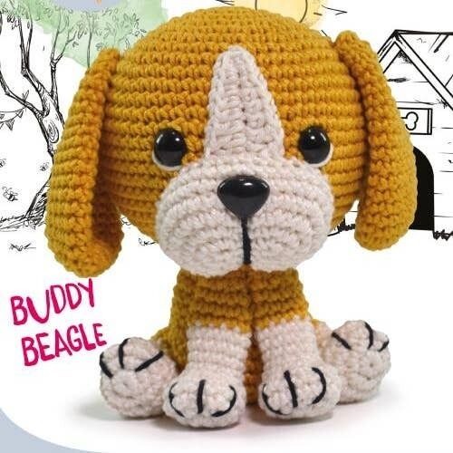 Knitty Critters - Pets - Buddy Beagle