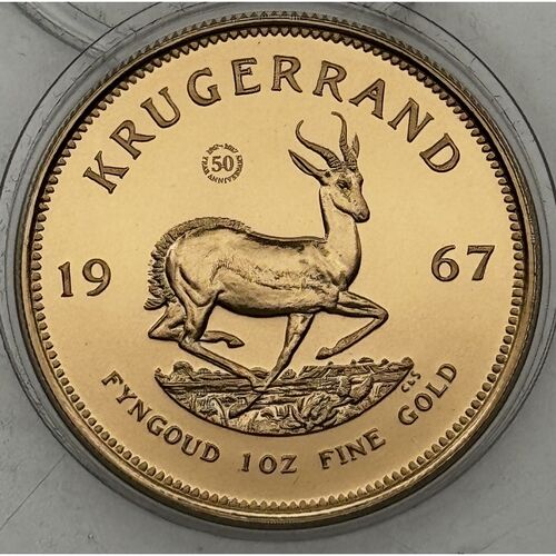 1967 50th Anniversary vintage 1 ounce gold proof krugerrand
