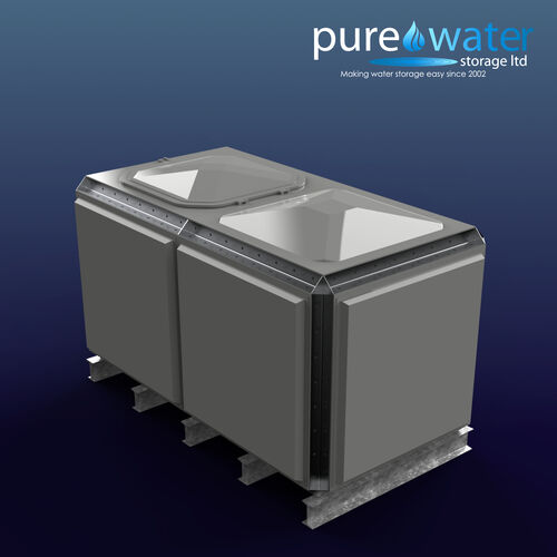 PW.2X1X1.TIF.AG - 2843 LITRE SECTIONAL WATER TANK, TOTALLY INTERNALLY FLANGED (TIF)