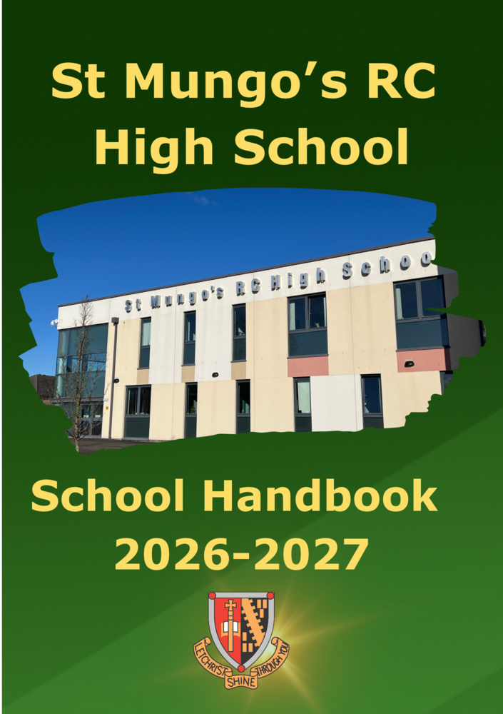 St Mungo's RC HS Handbook Cover Page