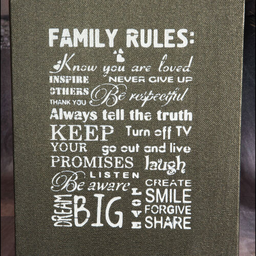 Family Rules