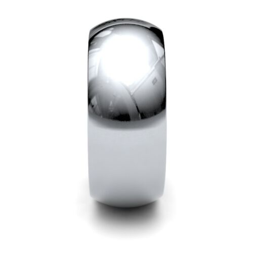 9ct 8mm D shape classic wedding ring