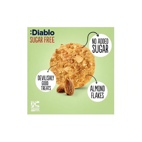 Diablo Diabetic No Added Sugar Almond Cookies 145g