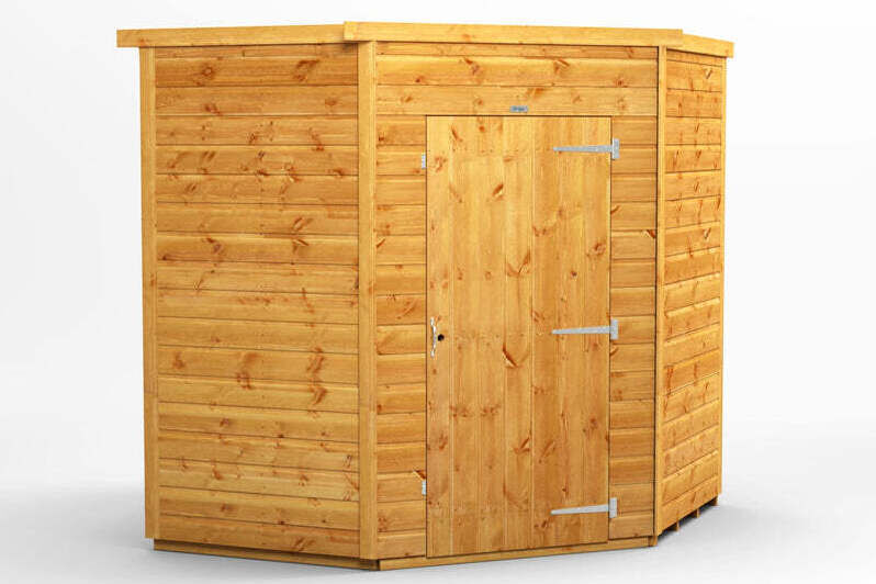Corner Shed 6x6 Single Door