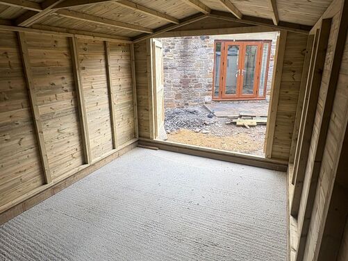 14x10 Apex Garage Shed
