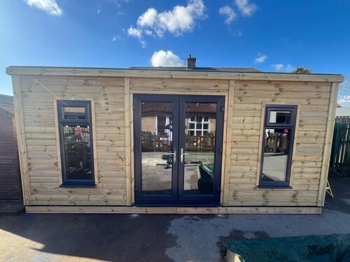 18x8 Pent Summer House
