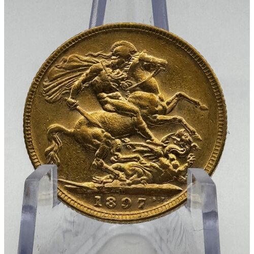 1897 ‘M’ Queen Victoria full gold sovereign