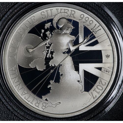 1 ounce silver proof Britannia 2017