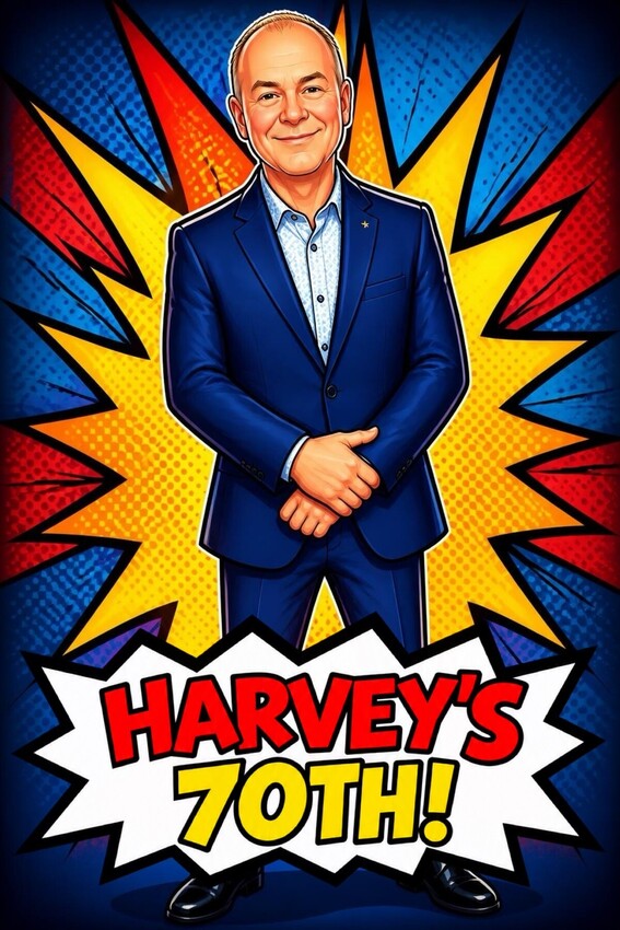 AI Caricatures at Ashdown Park | Harvey’s 70th | Pic Me