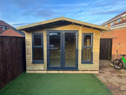 #PVC059 12x8 Apex Summer House