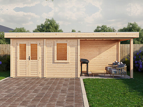 388cm x 250cm + 300cm Veranda