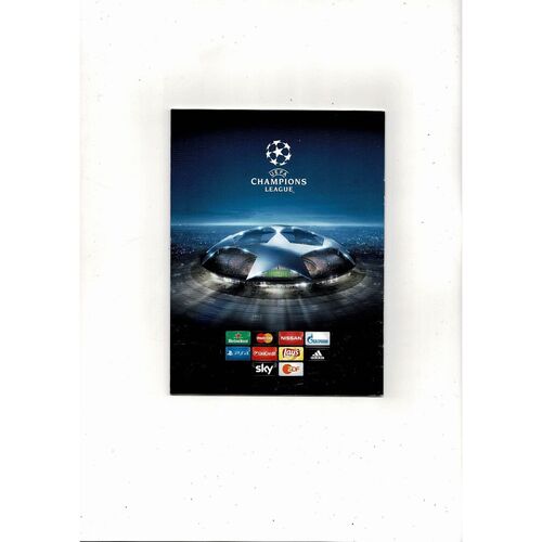 Borussia Monchengladbach v Manchester City UEFA Champions League Football Programme 2015/16