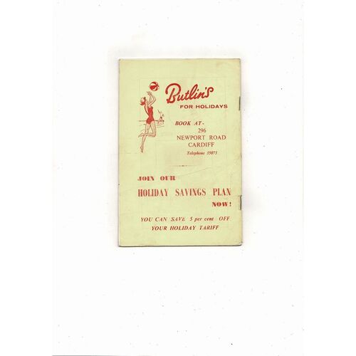 1966 Wales v England Schools International Football Programme @ Cardiff