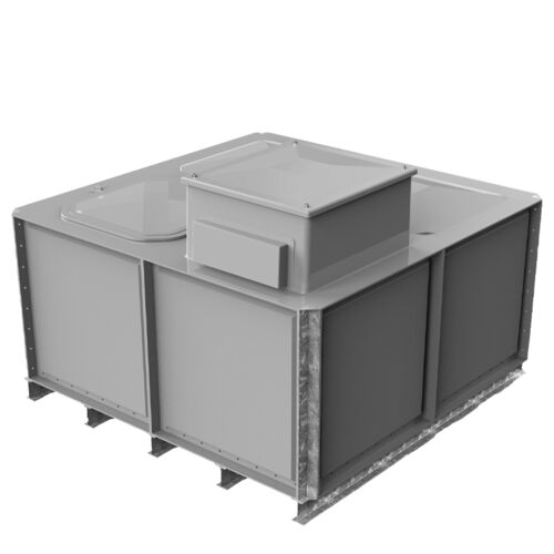 PW.2X2X1.IFB.AB - 4000 LITRE SECTIONAL WATER TANK, INTERNALLY FLANGED BASE (IFB) C/W FVH