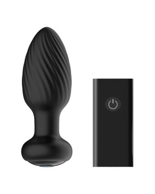 Nexus Tornado Remote Control Rotating Butt Plug Black