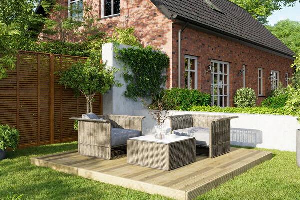 10x10 Wooden Decking