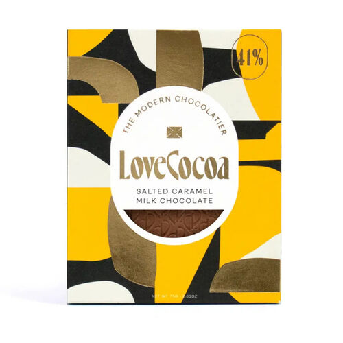 Love Cocoa Salted Caramel Milk Chocolate Bar 75g