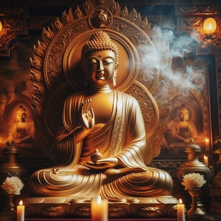 Buddha beneath the jambu tree