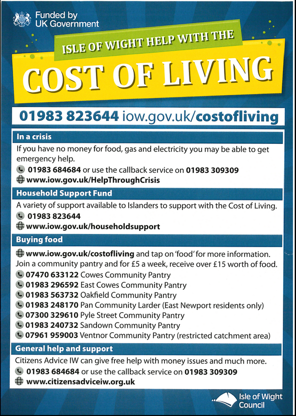 Cost of Living Support