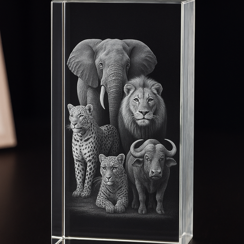 Arran VIP Mega 3D Crystal Block – 200×100×100mm