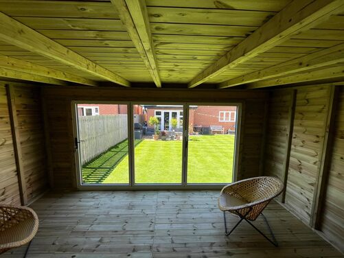 16x12 Pent Summer House
