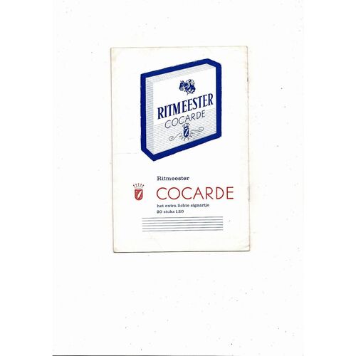 Holland v Brazil Football Programme 1963
