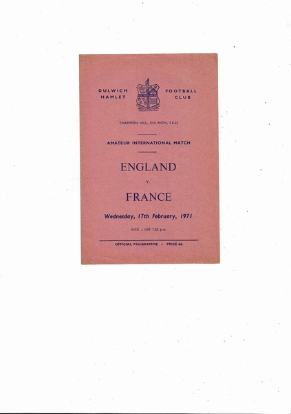 More Football Programmes being listed today
