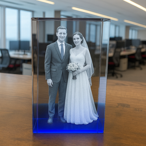 The Rio Super 3D Deluxe XX Large Ocean Blue Crystal Block