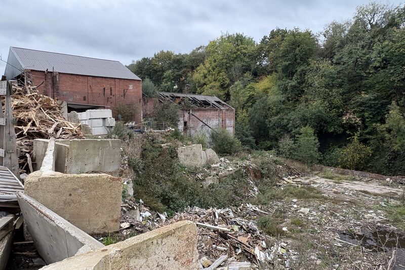 Deserted industrial site in Cheshire