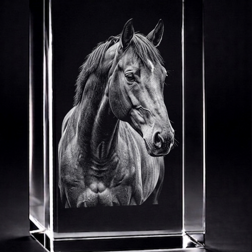 Arran 3D Crystal Block – 150 × 80 × 80 mm (Large 3D Crystal Photo Gift UK)