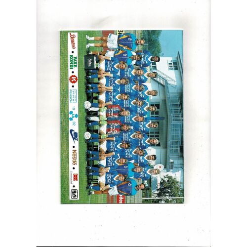 Lyngby Boldklub v Glasgow Rangers European Cup Football Programme 1992/93
