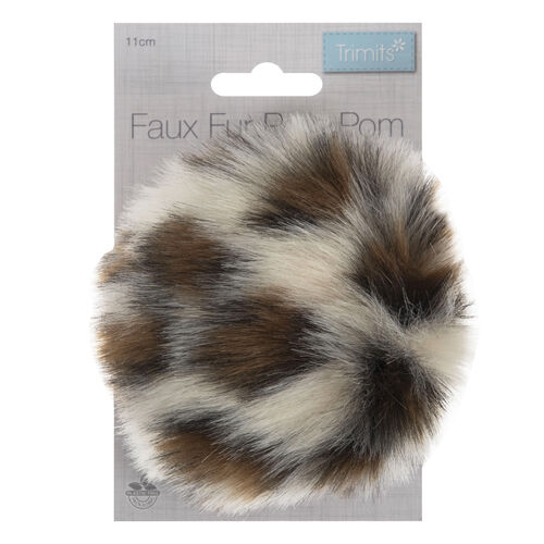 Spot Faux Fur Pom Pom 11cm