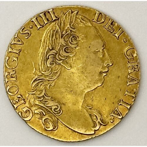 Rare 1785 King George 111 full gold ‘spade’ Guinea