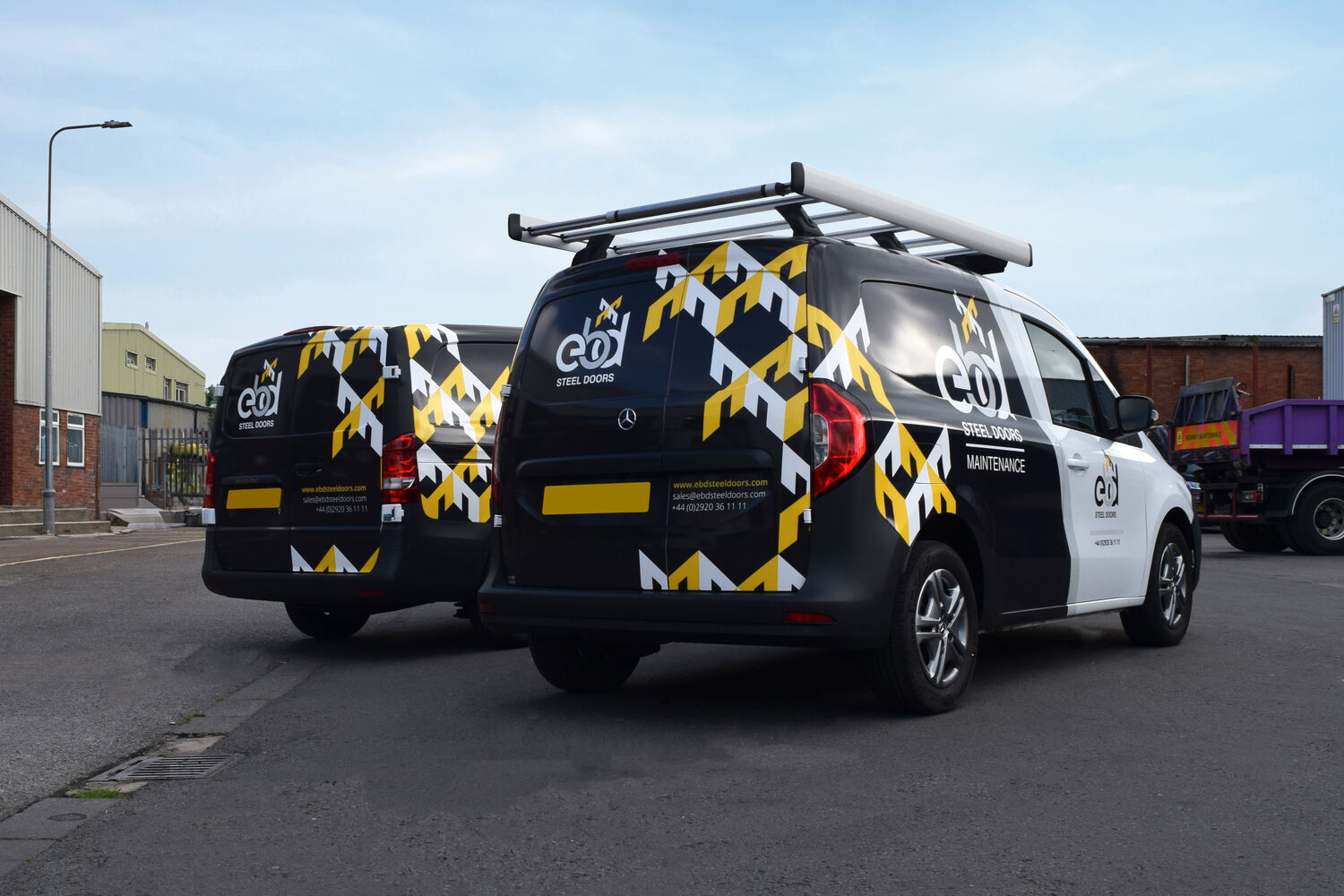 EBD Steel Doors - Mercedes Vito & Citan 